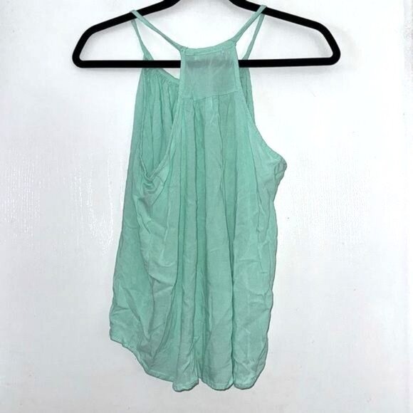 Always...Me Mint Green Sleeveless Chiffon Tank Top Womens Size S - Picture 2 of 4